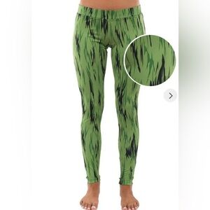 NWT- Tipsy Elves Zombie Leggings Green XL